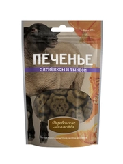 Печенье с ягненком и тыквой Деревенские лакомства, 100 г