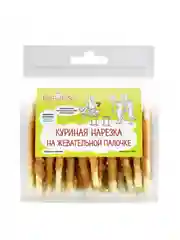 Лакомство для собак DOG FEST Куриная нарезка на жевательной палочке, 500 г