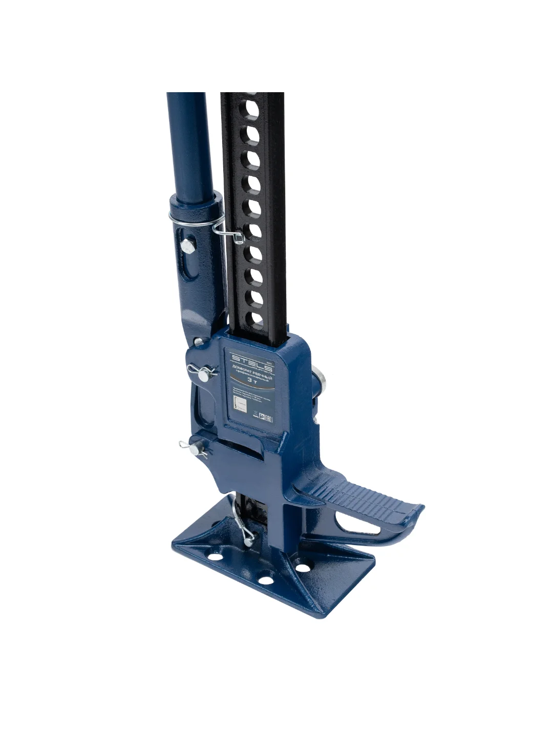 Домкрат реечный, профессиональный, 3 т, 115-1030 мм, High Jack, STELS, 50527