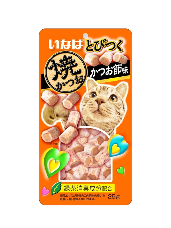 Запеченное лакомство для кошек Inaba Tobitsuku Yaki Katsuo, со вкусом кацуобуси, 25 г