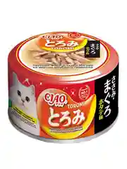 Влажный корм Inaba Ciao Toromi, куриное филе, тунец Магуро, морской гребешок, 80 г