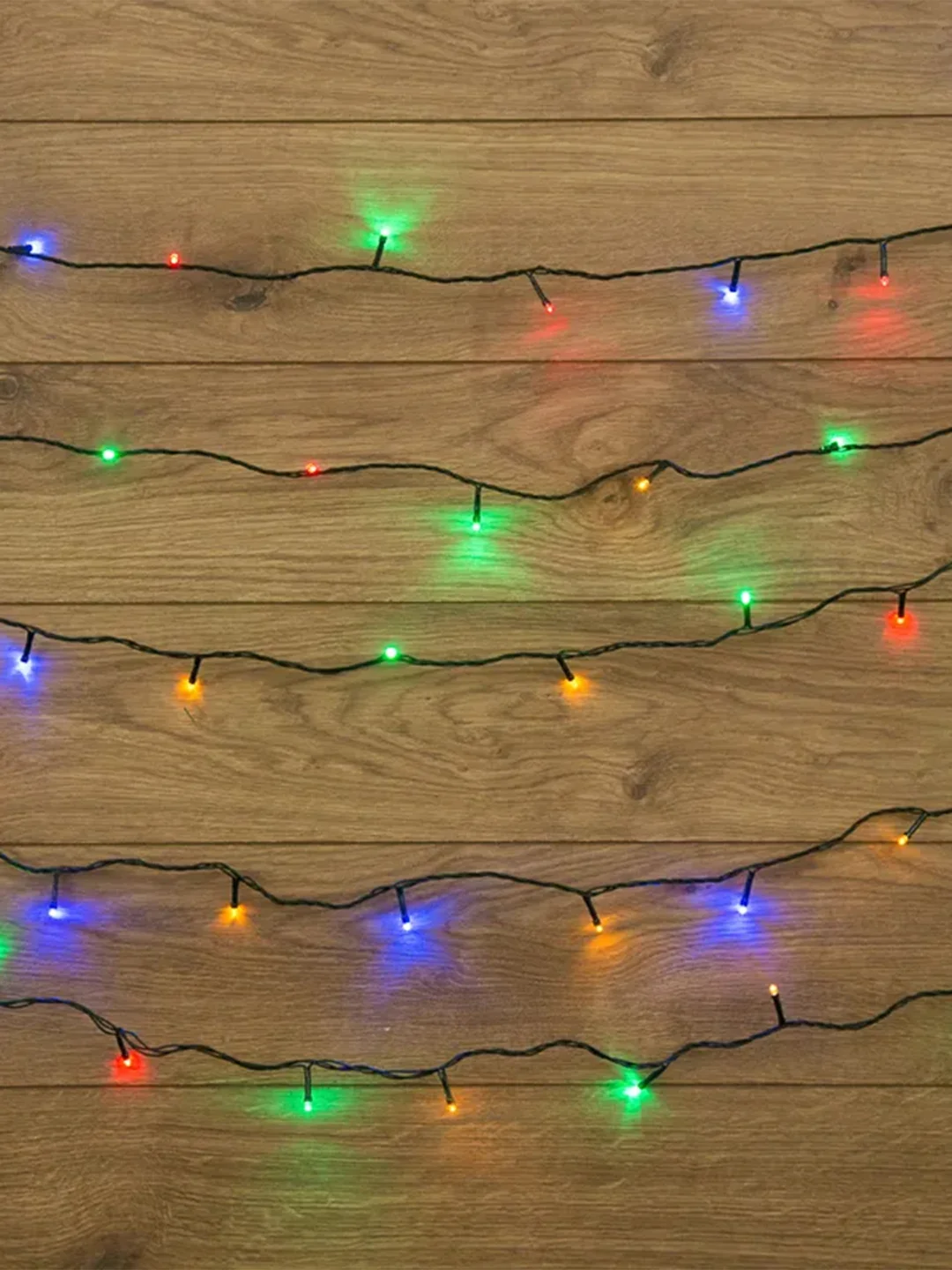 Гирлянда Neon-Night Твинкл, темно-зеленый ПВХ, 120 LED, мультиколор, не соединяется, 15 м