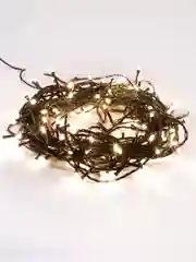 Гирлянда Твинкл Neon-Night, темно-зеленый ПВХ, 160 LED Теплый белый, не соединяется, 20 м