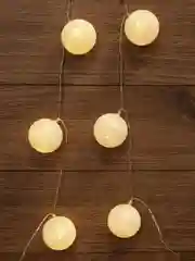Тайские фонарики Neon-Night Пломбир, 10 LED, теплый белый, питание 2 х АА, 1,5 м