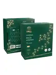 Гирлянда светодиодная Роса Фейерверк с контроллером 10м, 250LED, ТЕПЛЫЙ БЕЛЫЙ, IP20