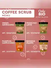 Разогревающий кофе-скраб SPICY RAFF Only Bio Coffee Original, 230 мл