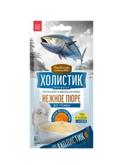 Лакомство для кошек Деревенские лакомства Холистик Нежное пюре из тунца, 40 г