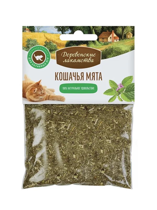 Кошачья мята Деревенские лакомства, 15 г