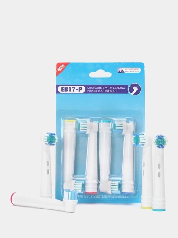 Насадки для электрической зубной щетки, совместимые с Oral-B, Braun, CS Medica, B.Well