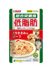 Влажный корм INABA Teishibo, куриное филе и говядина в желе, для собак, 80 г