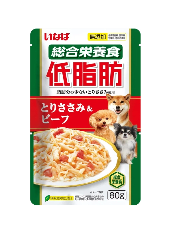 Влажный корм INABA Teishibo, куриное филе и говядина в желе, для собак, 80 г