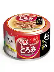 Влажный корм INABA Ciao Toromi, куриное филе, тунец Магуро с кацуобуси, для кошек, 80 г