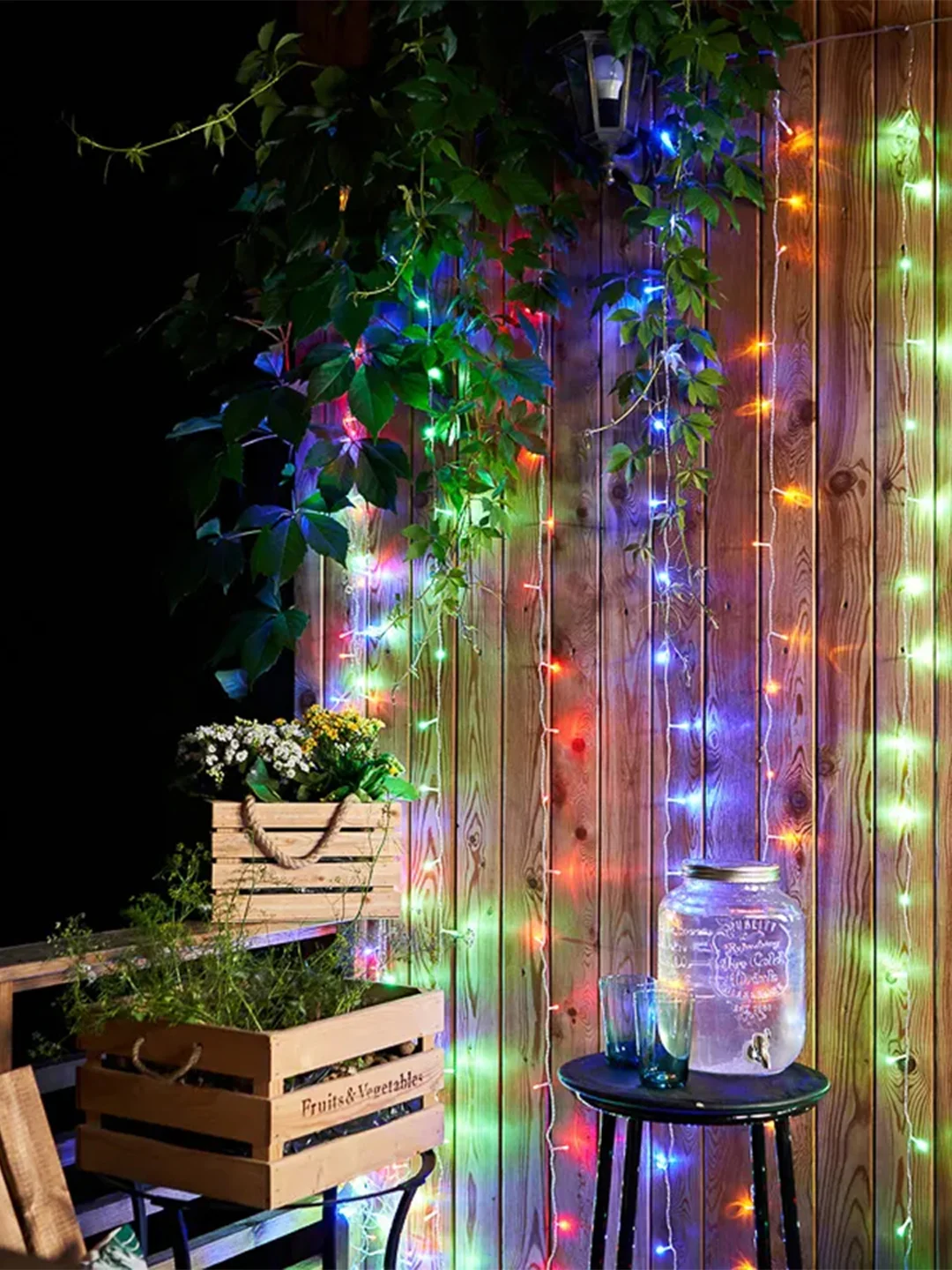 Гирлянда Дождь Neon-Night, 240 LED Мультиколор IP20, не соединяются, 2x3 м