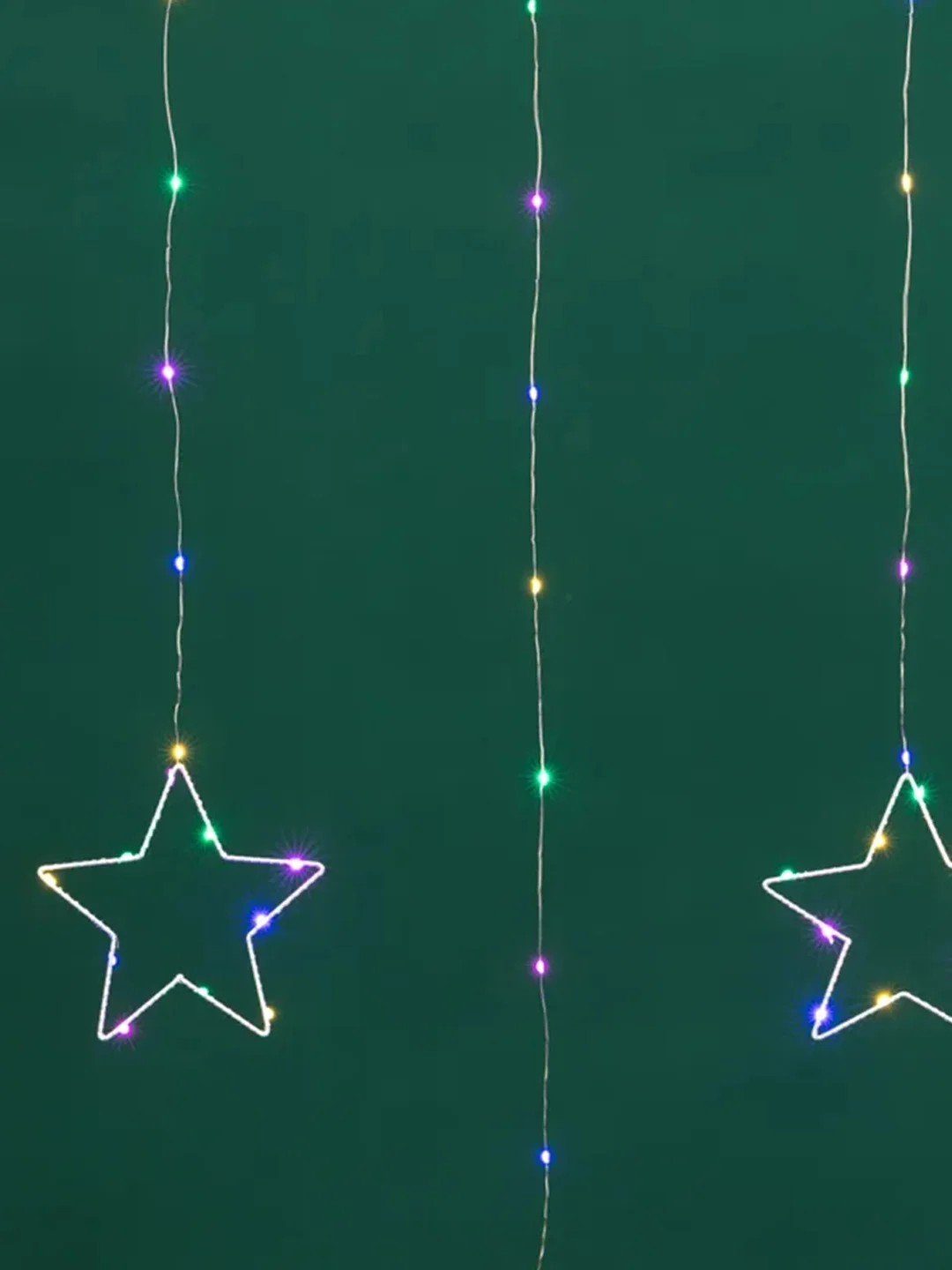 Гирлянда занавес из росы Neon-Night Звезды, IP20 USB, пульт управления, 1,5х1,15 м
