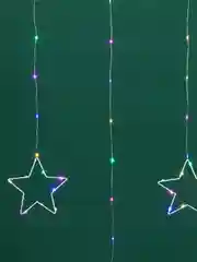 Гирлянда занавес из росы Neon-Night Звезды, IP20 USB, пульт управления, 1,5х1,15 м