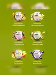 Банановая питательная бомбочка для ванны Beauty Desserts, 110 г