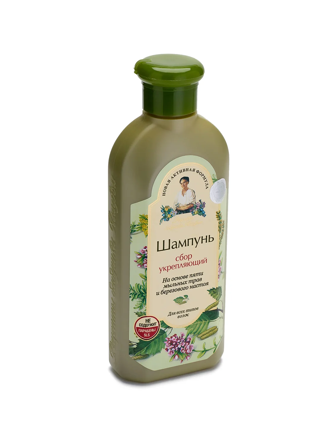 Шампунь-сбор для волос Рецепты бабушки Агафьи "Укрепление", для всех типов волос, 350 мл