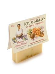 Крем-мыло Рецепты бабушки Агафьи "Кедровое масло и цветки календулы", 100 г