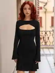 Платье черное  женское