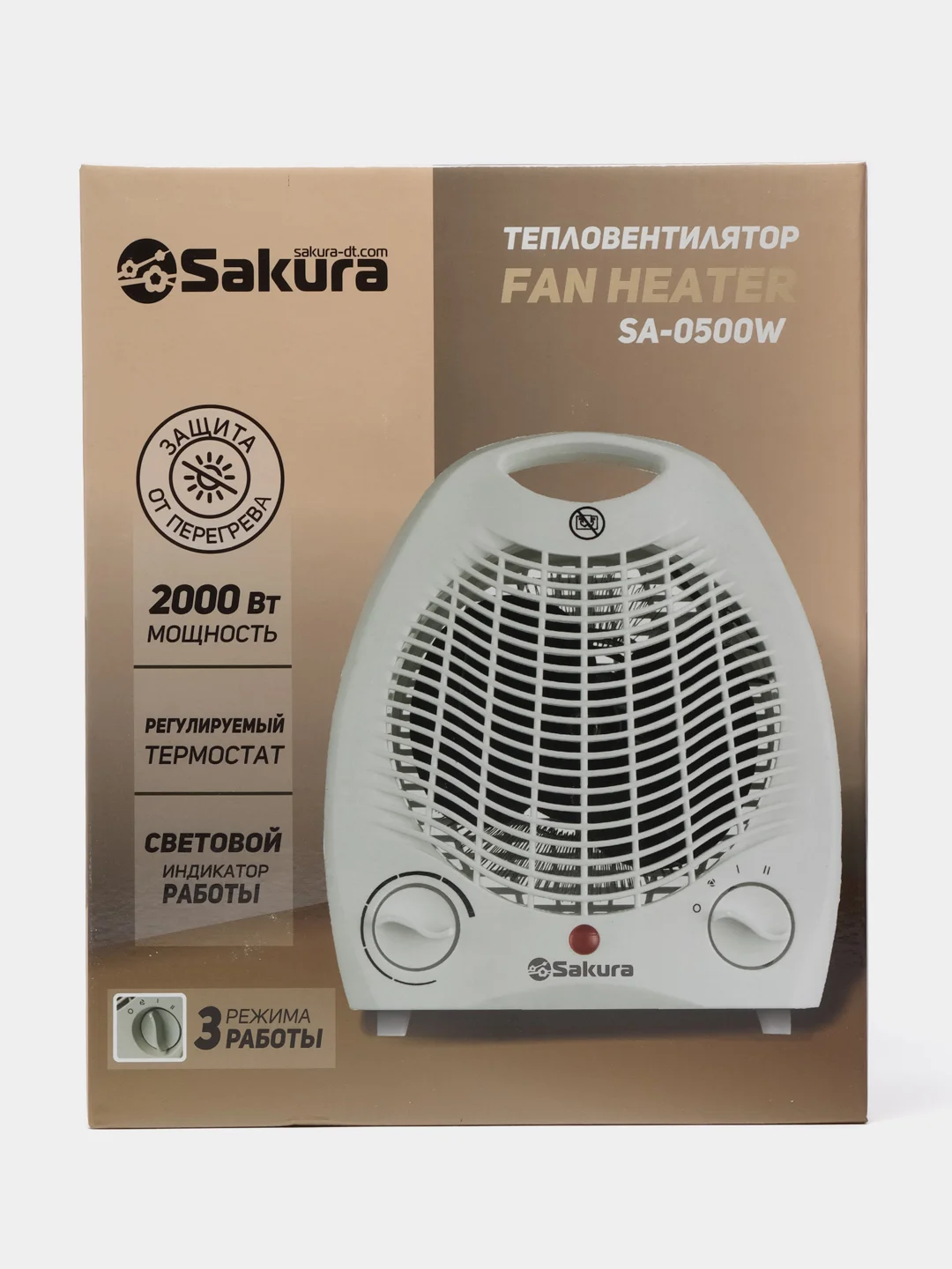 Тепловентилятор, обогреватель электрический Sakura SA-0500W