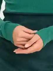 Зеленый платье женское из кашемира