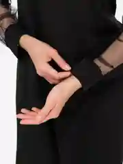 Черный платье женское повседневное, на корпоратив, на вечеринку, на Новый год. Большие размеры