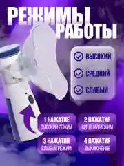 Белый портативный ингалятор, небулайзер