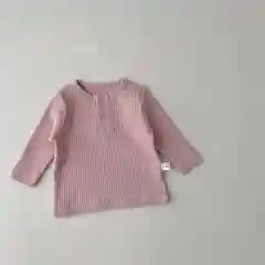 Розовый лонгслив
