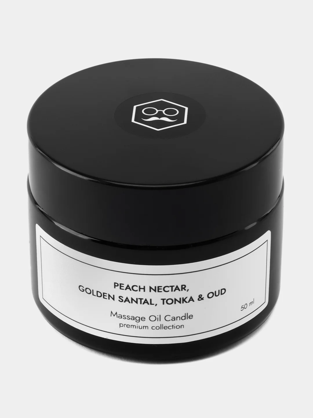 Свеча массажная "Peach Nectar, Golden Santal & Tonka", 50 мл