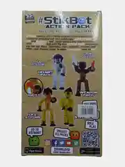 Красный фигурка Стикбот (Stikbot) с аксессуарами. Человечек для анимационной студии