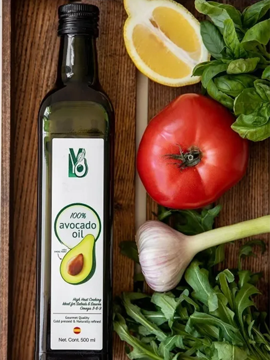 Масло авокадо LVO 100% Natural Avocado Cooking Oil, 500 мл
