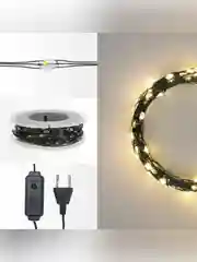 Гирлянда светодиодная Neon-Night Роса, с контроллером, 500 LED, Белый, IP 20, 230 В, 50 м