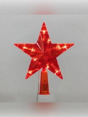 Светодиодная фигура на елку Neon-Night Звезда красная, 10 LED, 230 В, 15 см
