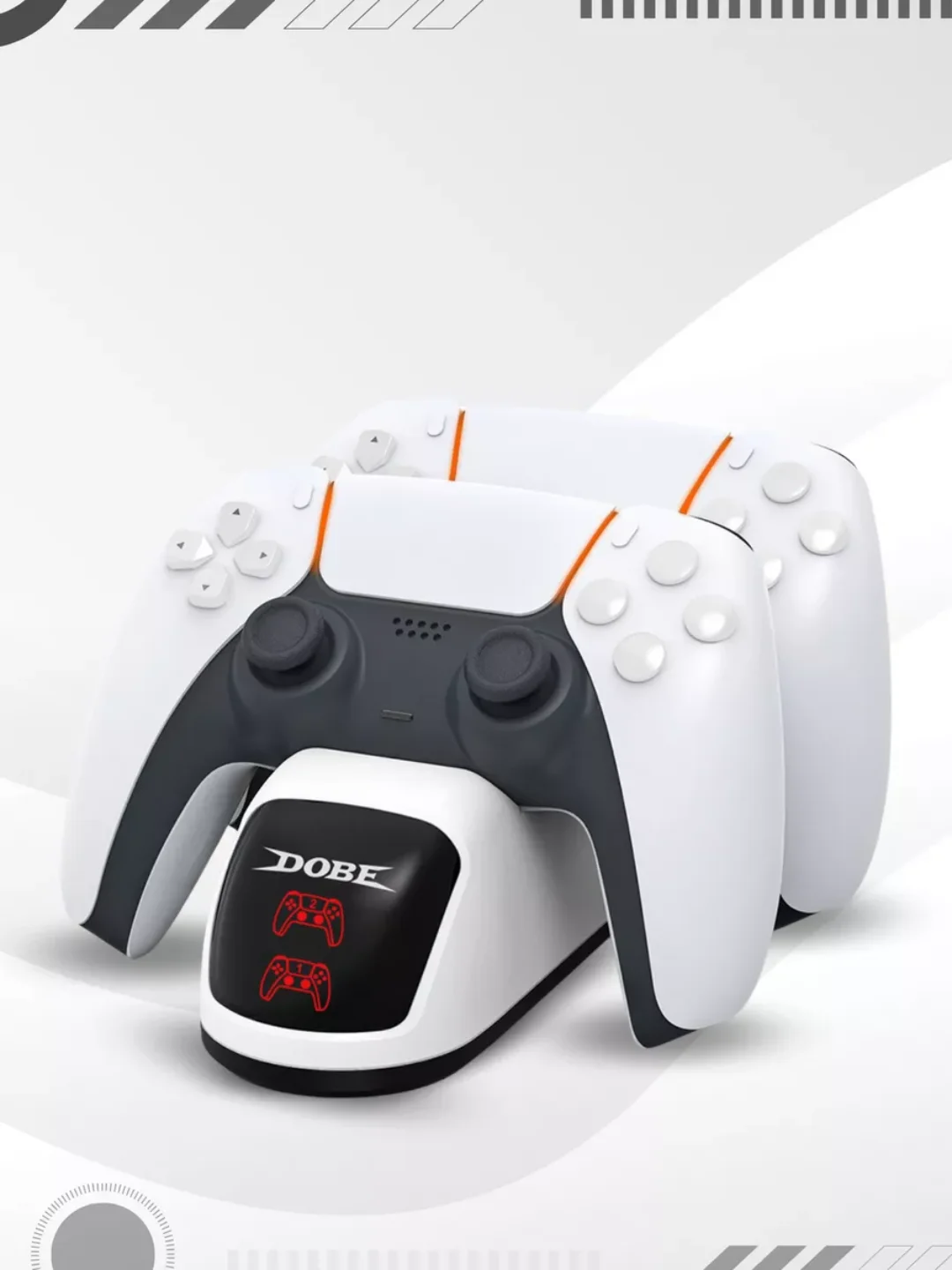 Станция для 2-х джойстиков DualSense PS5, DOBE TP5-0515B