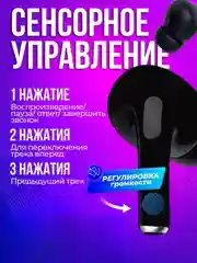 Белый беспроводные наушники с сенсорным экраном для iPhone / android A9 PRO