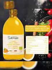 Яблочный уксус с имбирем и куркумой Sabroza, нефильтрованный и не пастеризованный, 0,5 л
