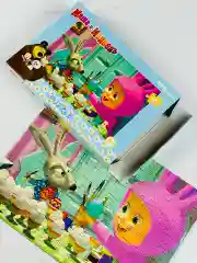 Мозаика пазл маша и медведь 120 Пасхальные яйца герои мульт