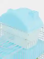 Голубой клетка для мелких грызунов 27x21x31см / клетка для хомяка