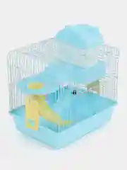 Голубой клетка для мелких грызунов 27x21x31см / клетка для хомяка