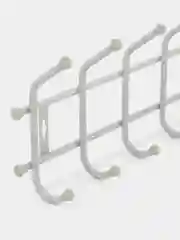 Серый вешалка настенная, металлическая, усиленная 5, 7 крючков, Nika