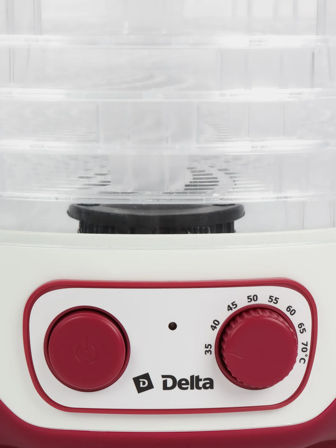 Сушилка для овощей и фруктов DELTA DL-6890 белая с малиновым электрическая
