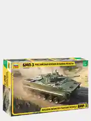 Сборная модель Российская боевая машина пехоты БМП-3 масштаб 1:35 КИТ, пластик