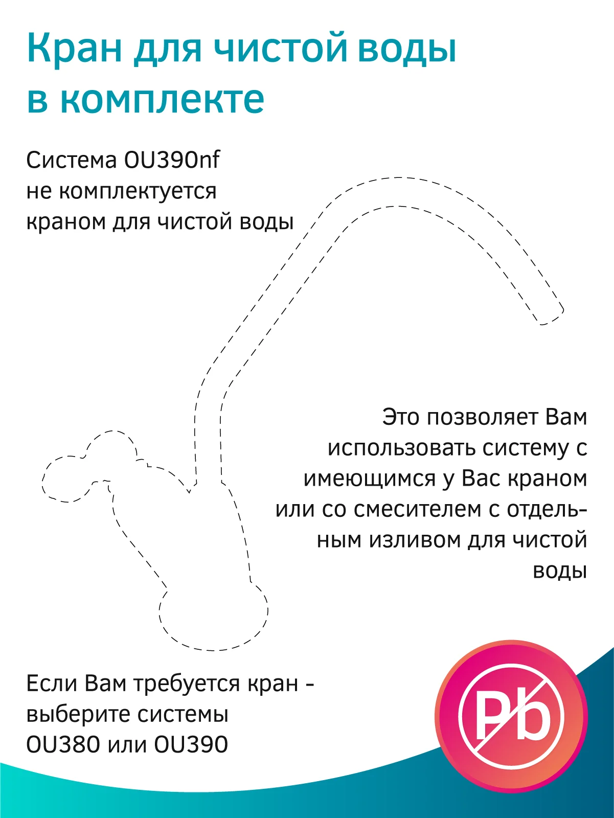 Фильтр для воды с обратным осмосом и минерализатором Prio OU390nf (без крана), 6 ступеней