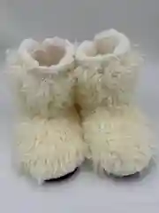 Белый сапожки-тапочки домашние, утепленные, женские, угги домашние, для девочек
