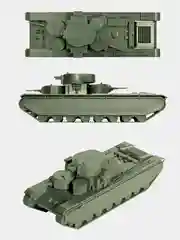 Сборная масштабная модель военной техники ВОВ танк Т-35 1/100 Zvezda без склейки