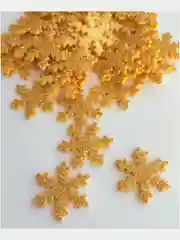 Снежинки из фоамирана для рукоделия, декора, набор 20 штук, 2,5 см