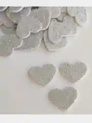 Сердечки из фоамирана для рукоделия, декора, набор 20 штук, 2,5 см
