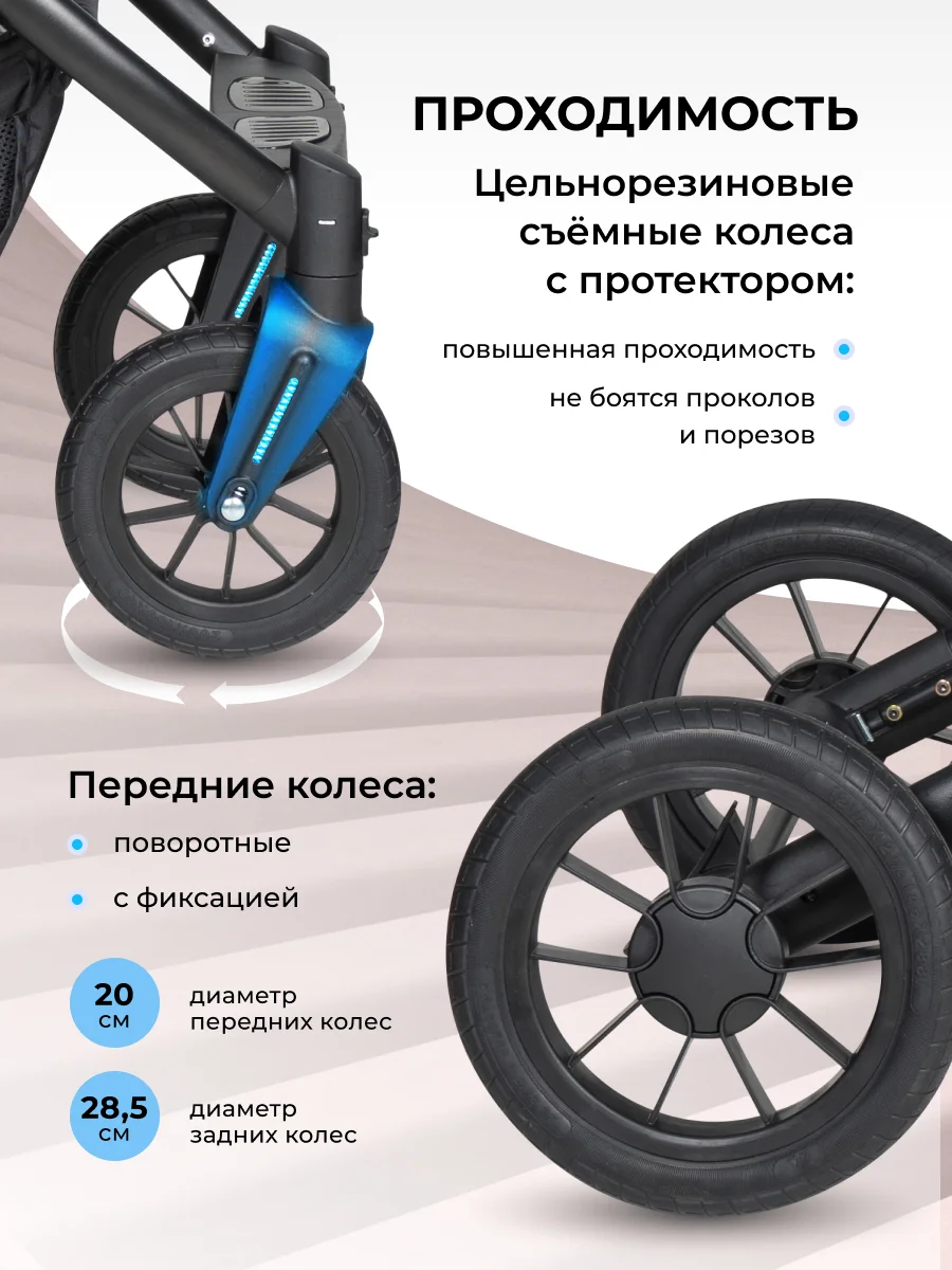 Черный коляска для новорожденных 3 в 1 Sola Trio Comfort с автолюлькой