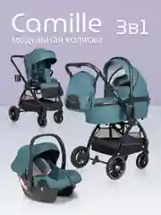 Коляска для новорожденных 3 в 1 Farfello Camille