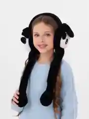 Черный наушники утепленные, зимние, теплые
